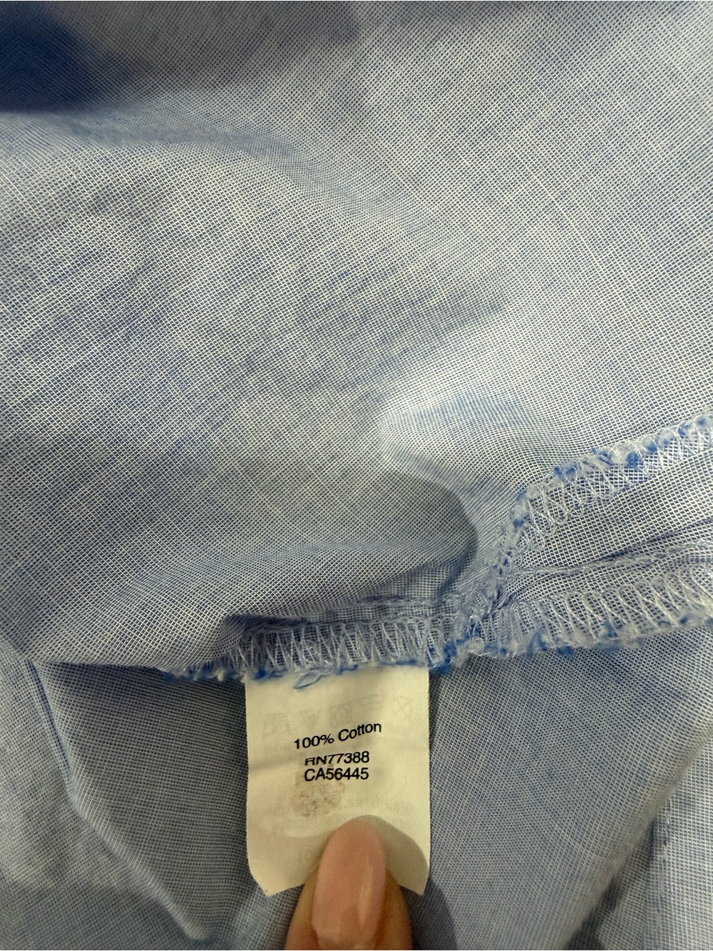 J. Crew Powder Blue Tie-Sleeve Blouse - Picture 5 of 7